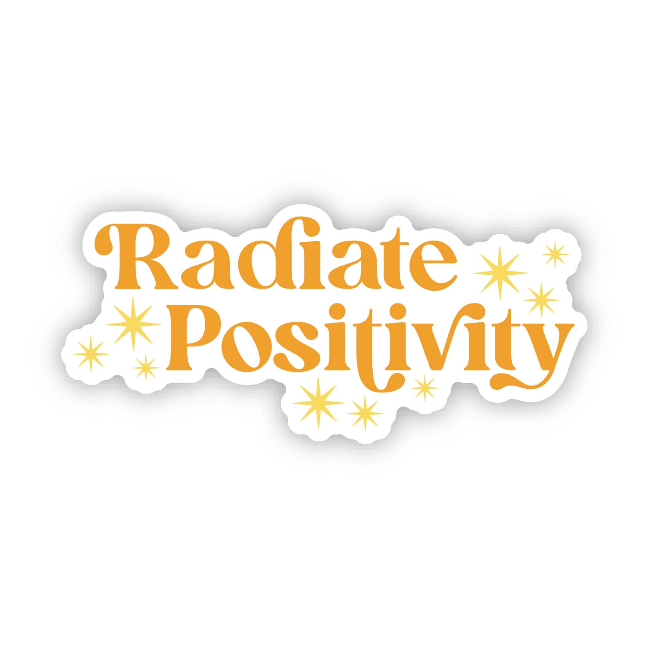 Radiate Positivity Text Sticker