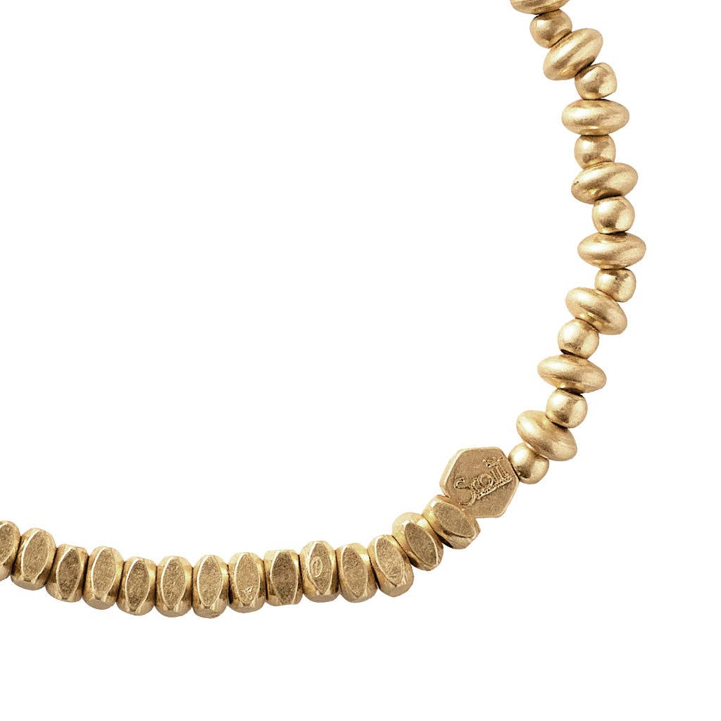 Gold Mixed Beads Bracelet