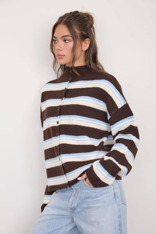 Striped Classic Cardigan