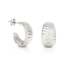Vintage Shell Hoop Earrings