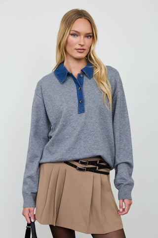 Sweater Denim Pullover