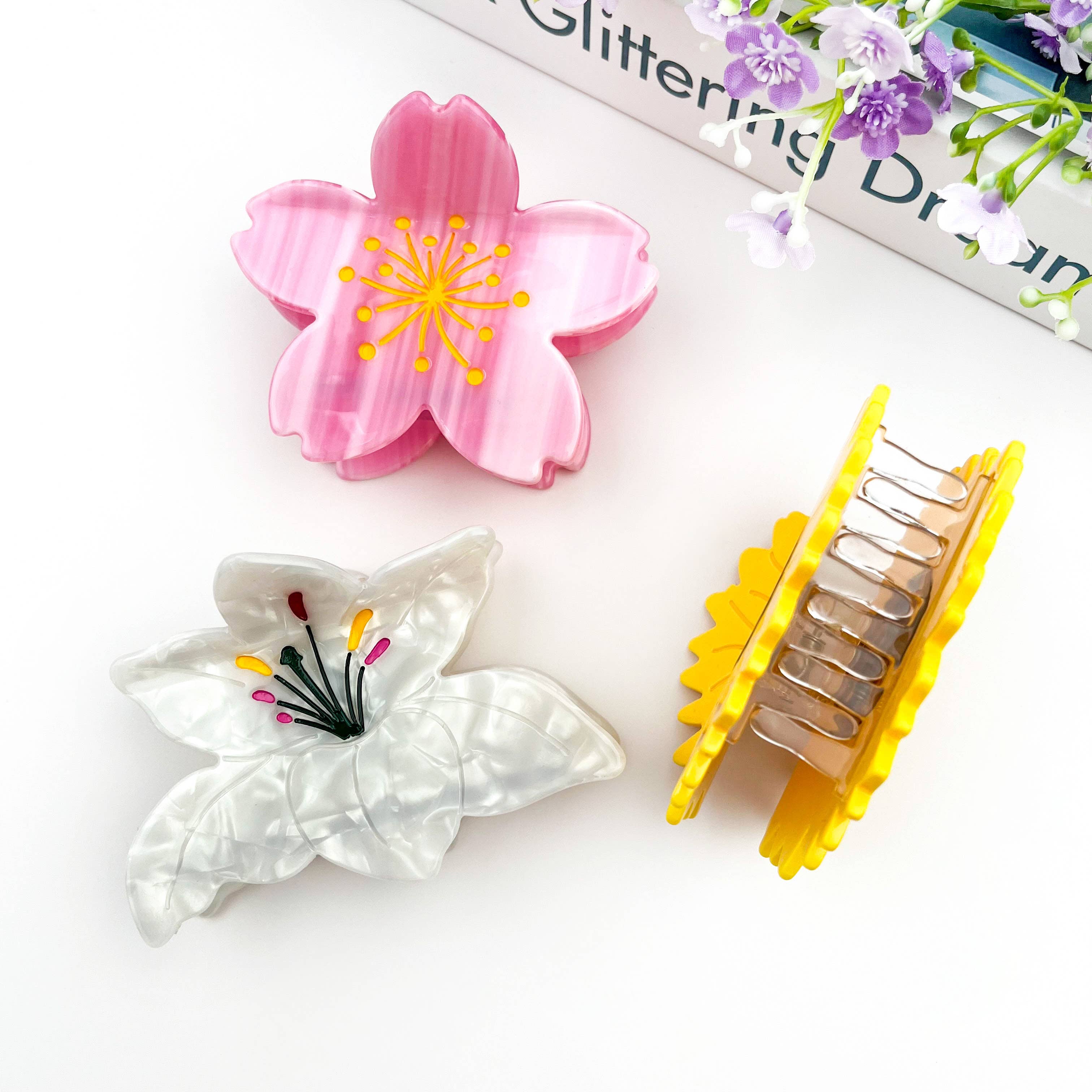 Sunflower Claw Clip