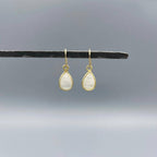 Gold Stone Earrings