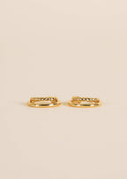 Double Gold Hoops