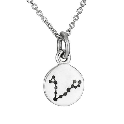 Pisces Zodiac Constellation Pendant