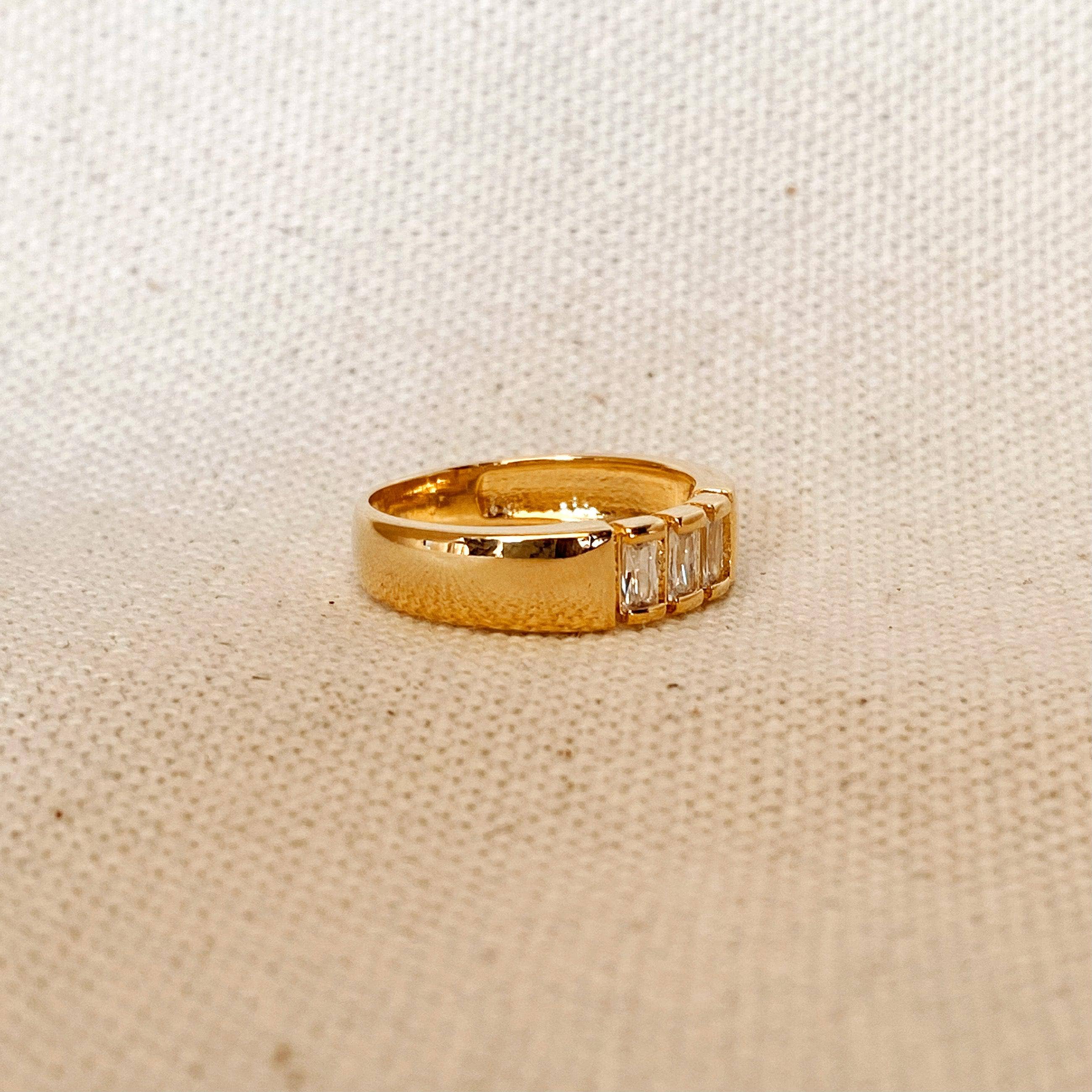 Cubic Zirconia Stone Ring