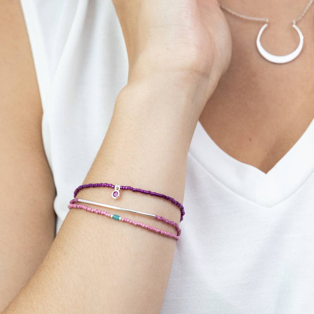 Fuchsia Trio Bracelet