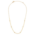 Crystal Station Chain Necklace