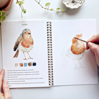 Birds Watercolor Book