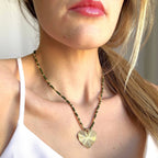 The Beaded Heart Necklace
