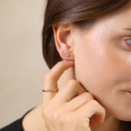 Ellipse Stud Earrings