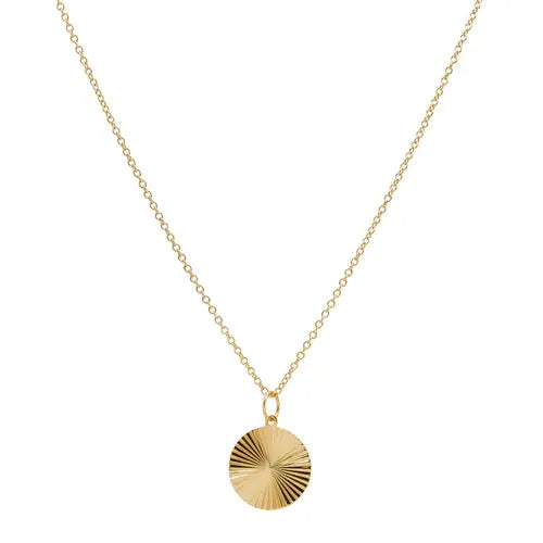 Sunbeam Disc Necklace