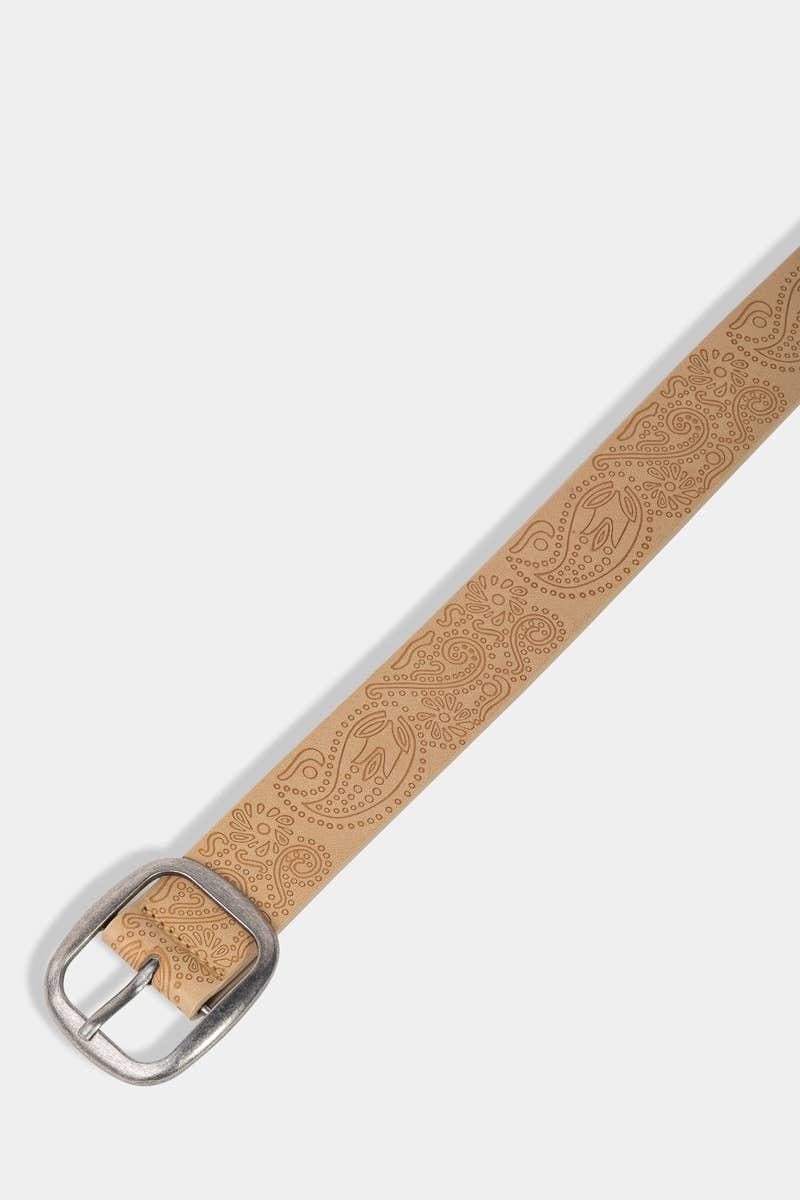 Ivory Floral Belt