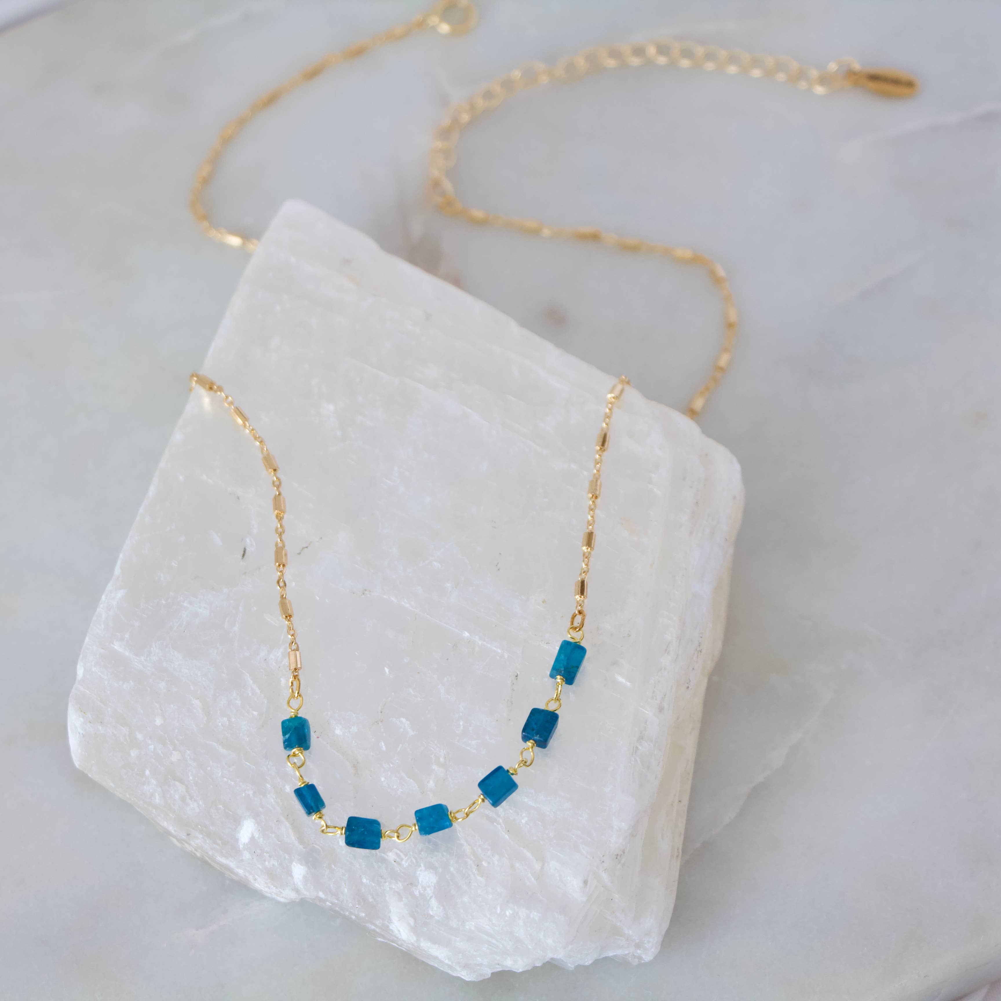 Apatite Chip Necklace