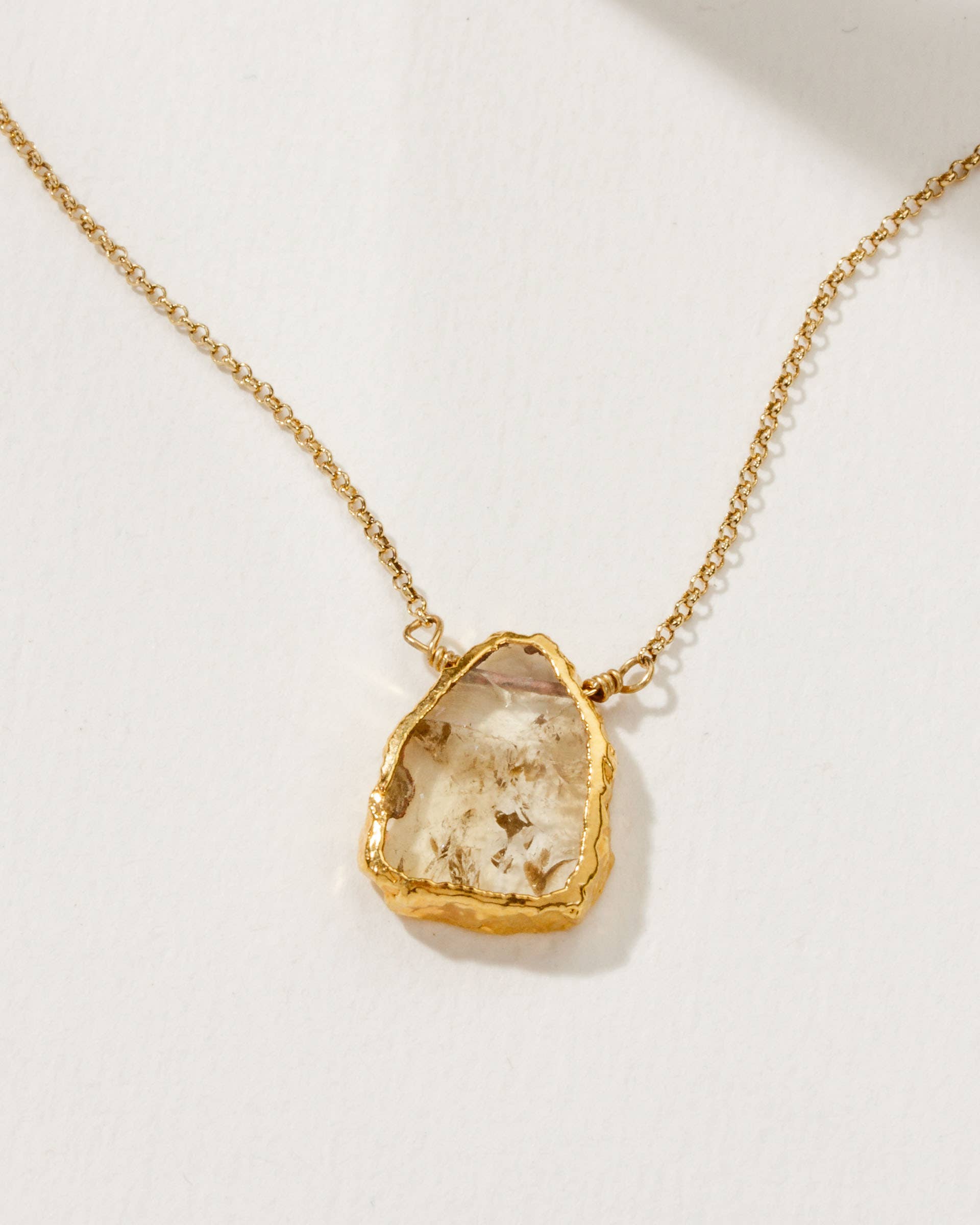 Elements Stone Gold Necklace