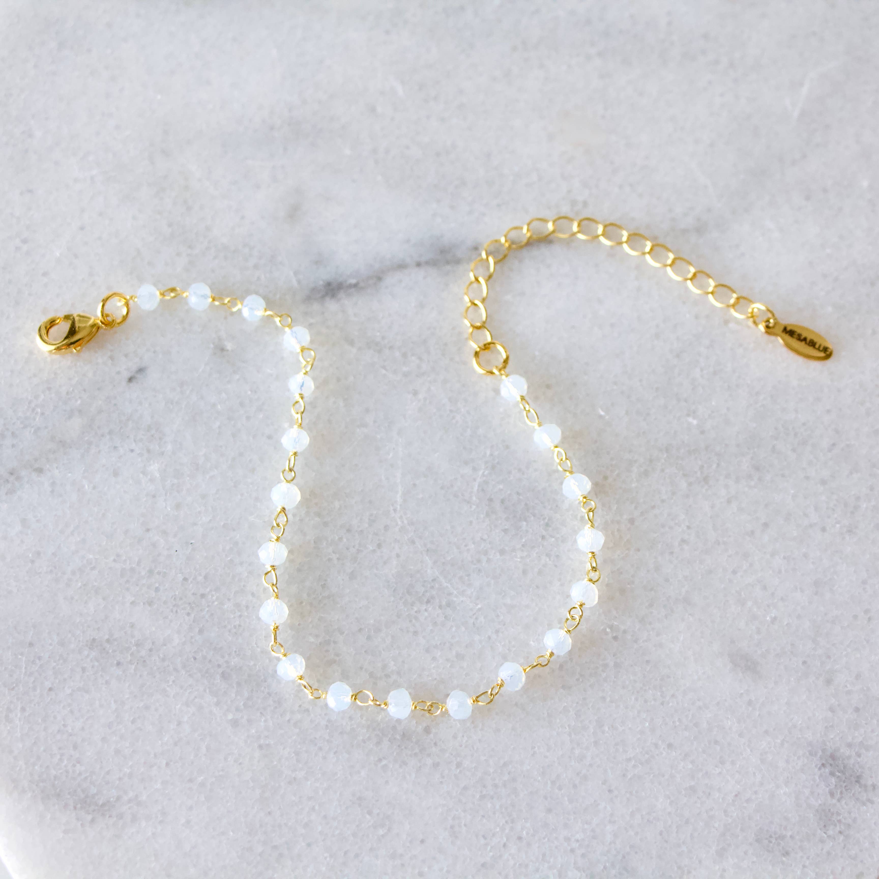 Opalite Beaded Bracelet