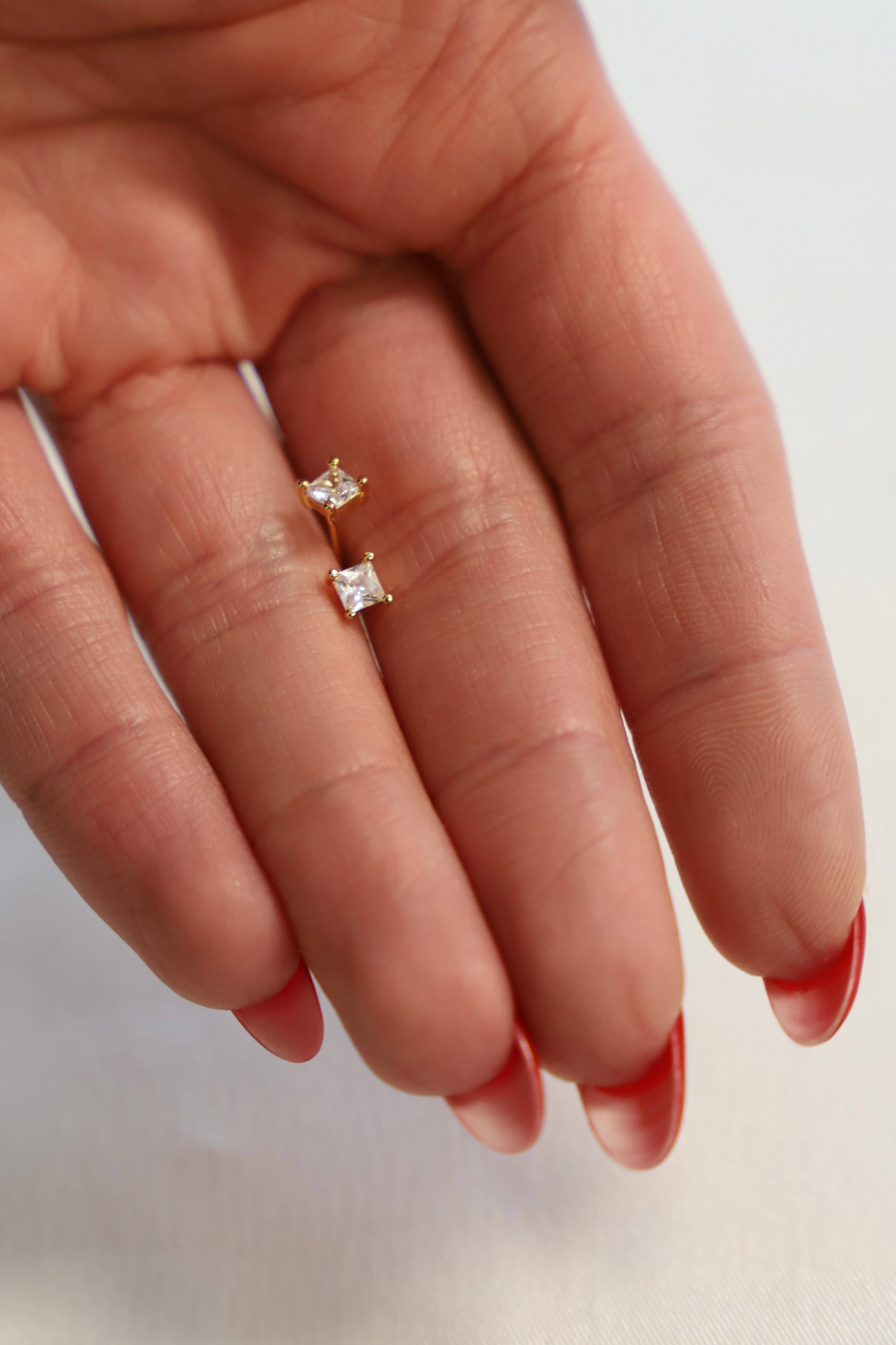 Diamond Stud Earrings
