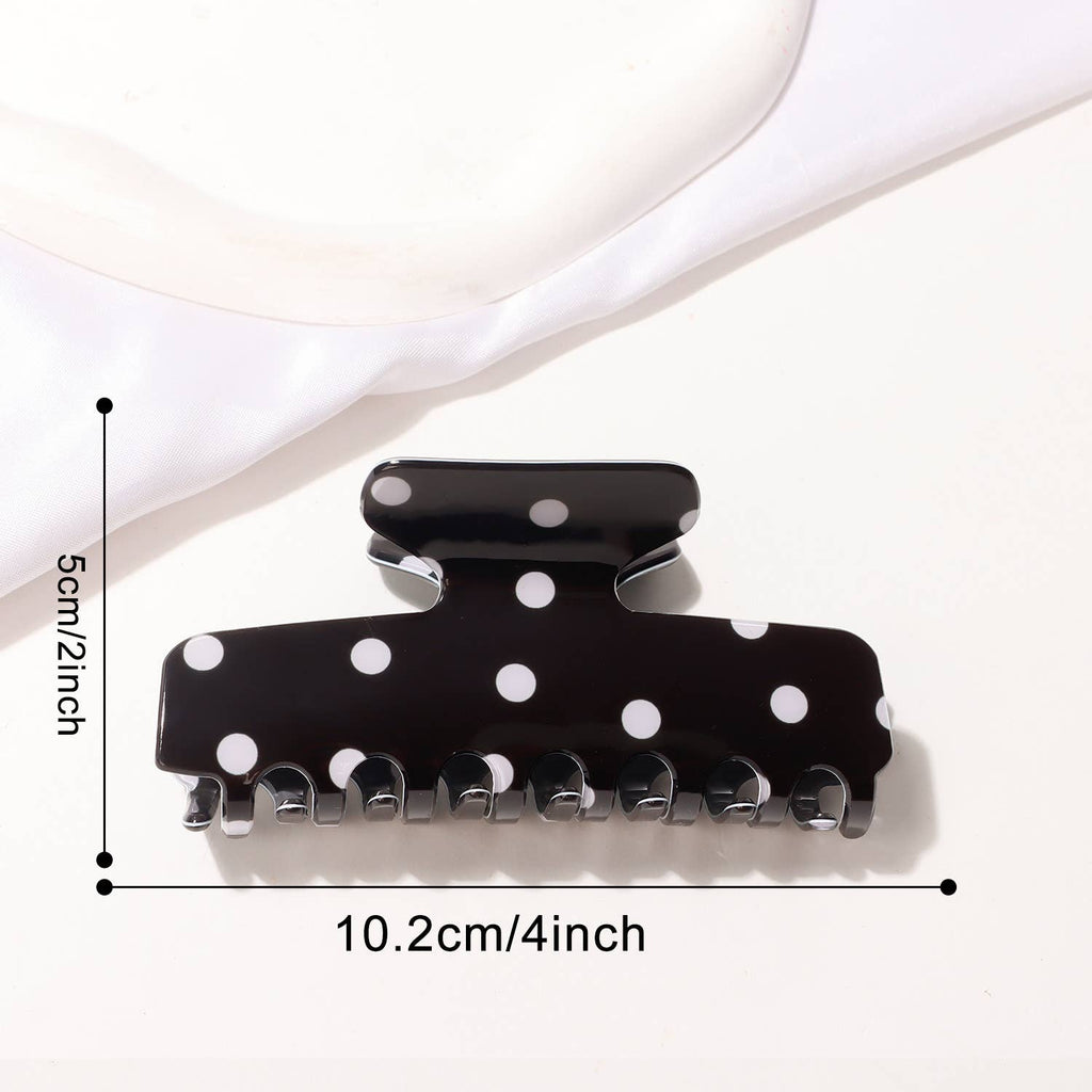 Polka Dot Claw Clip