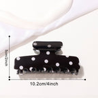 Polka Dot Claw Clip