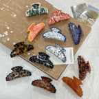 Blue Pebble Hair Clip