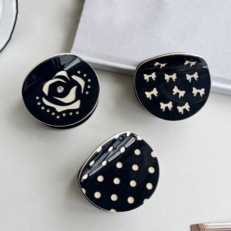 Round Polka Dot Clip