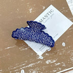 Blue Pebble Hair Clip