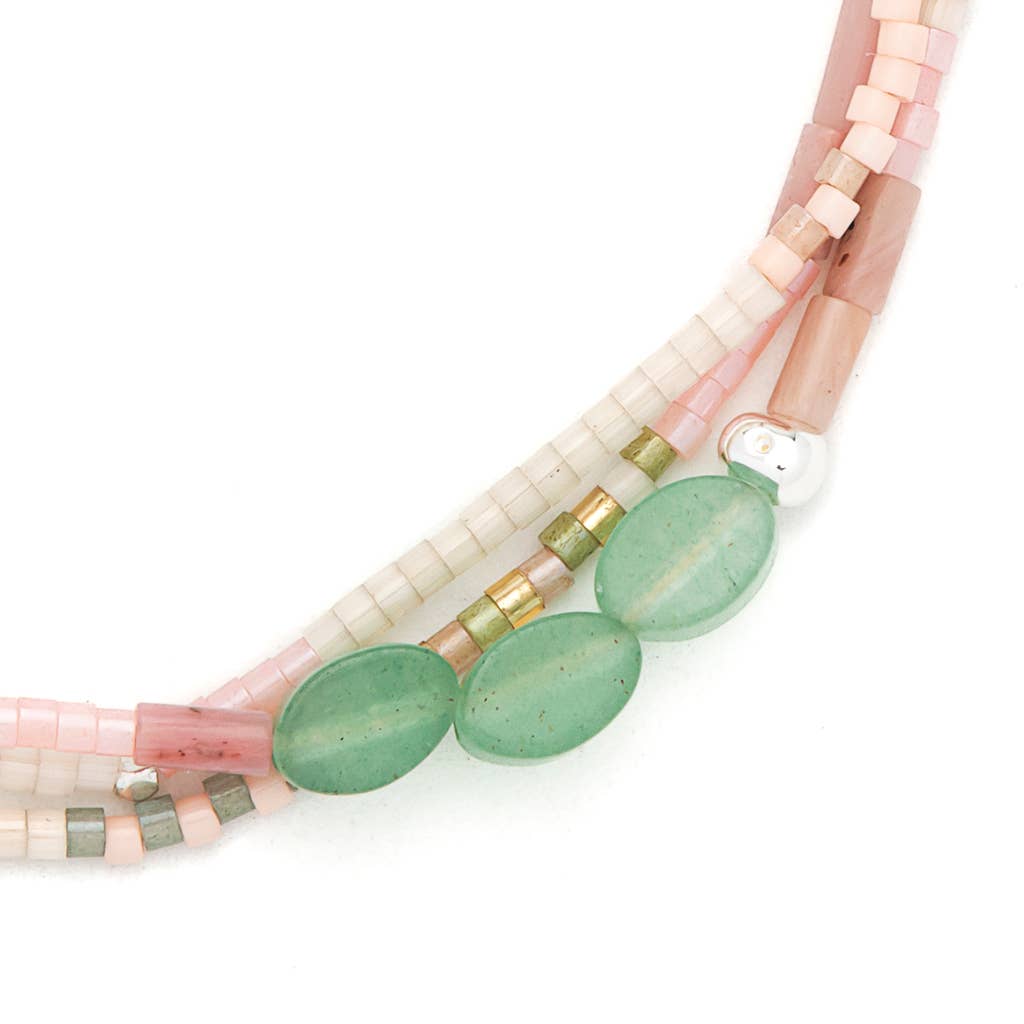 Optimism Mixed Media Bracelet