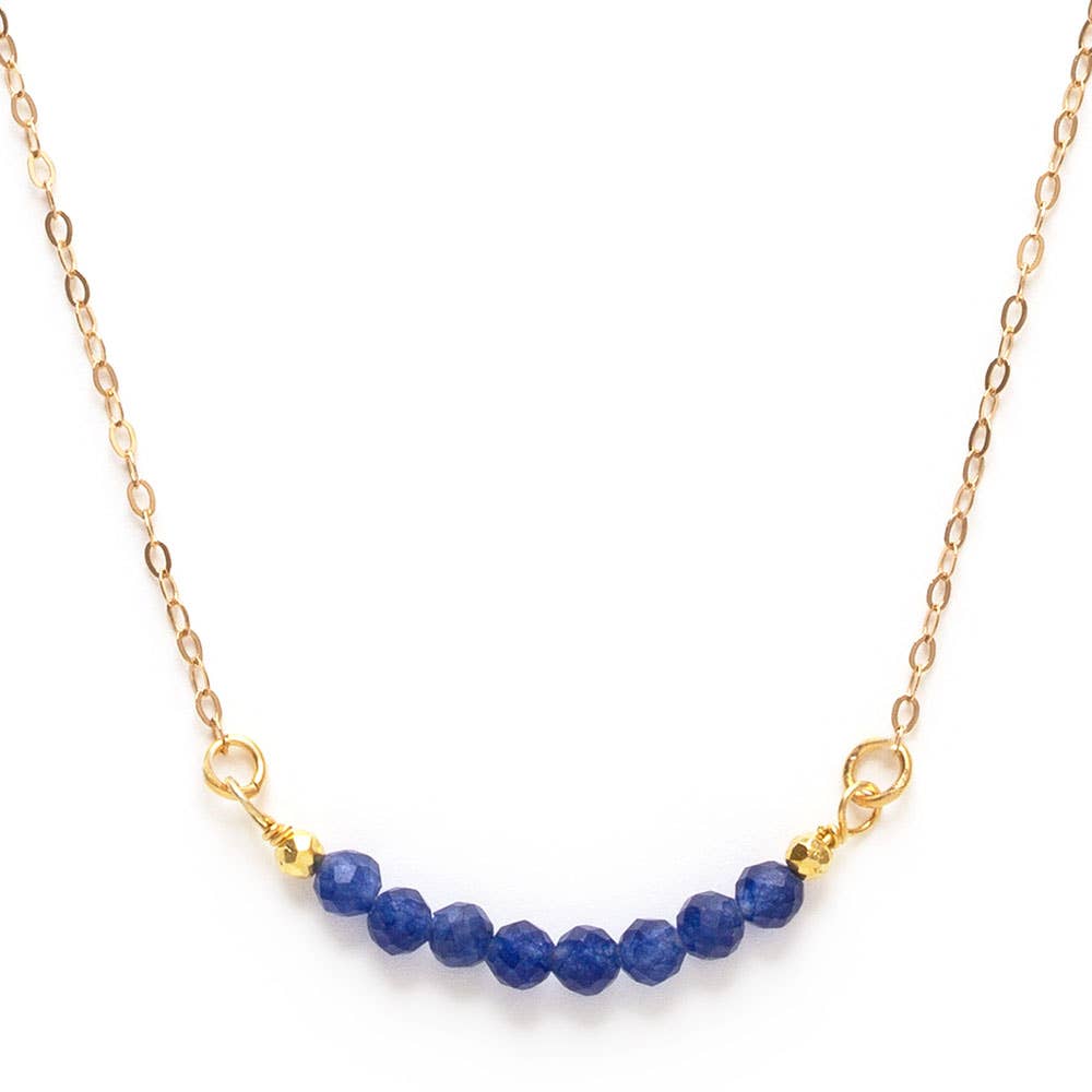 Blue Gemstone Necklace