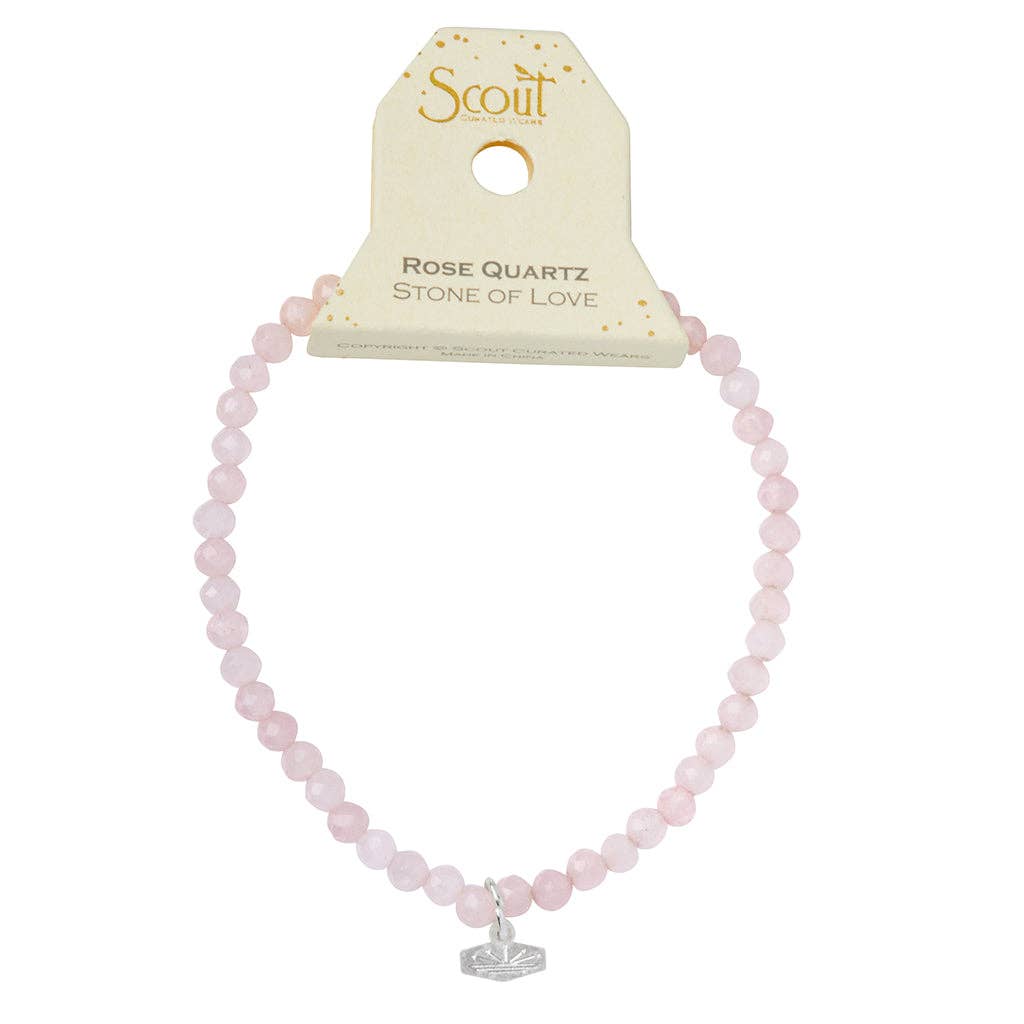 Rose Quartz Mini Stone Bracelet