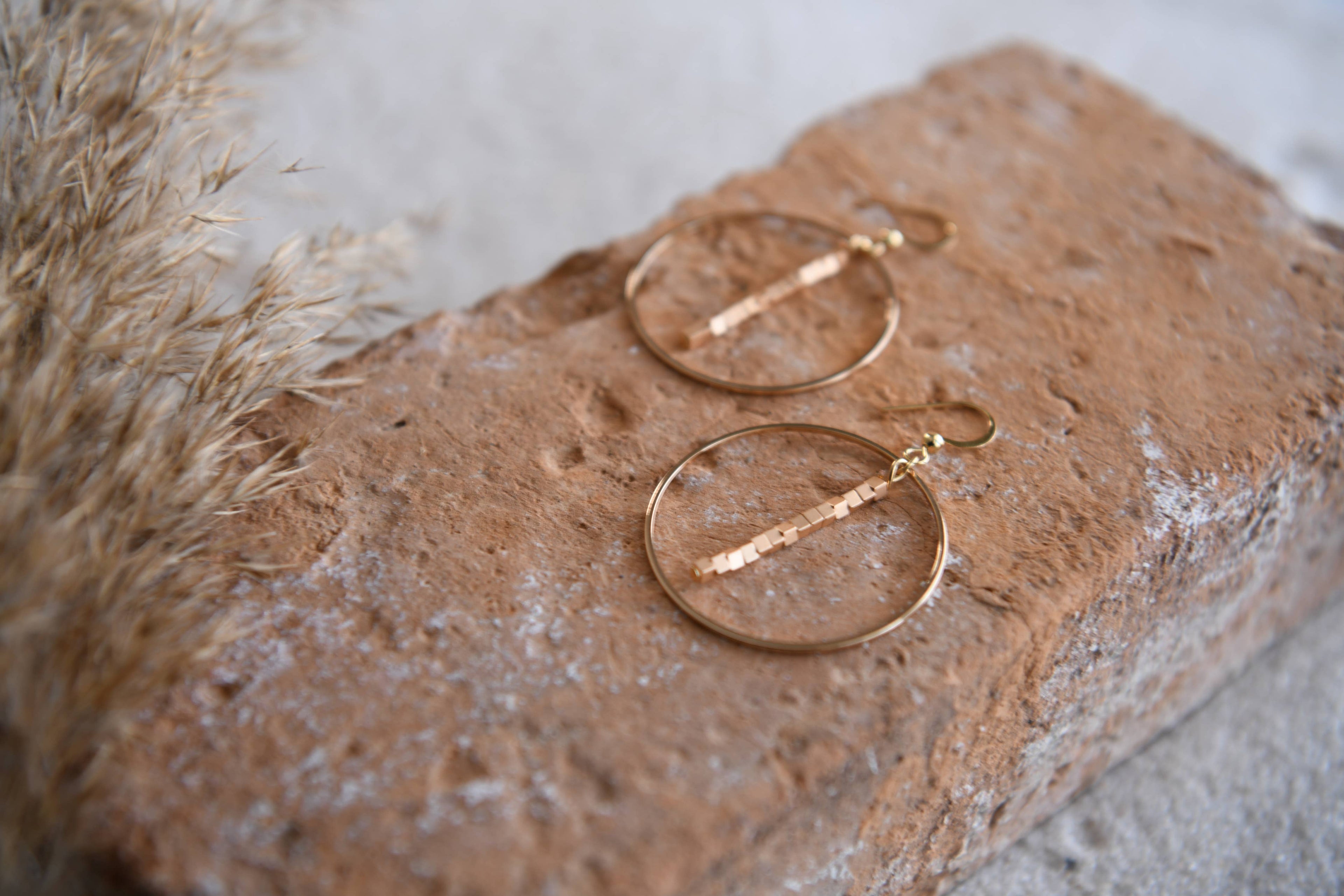 Pearl Hoop Earrings