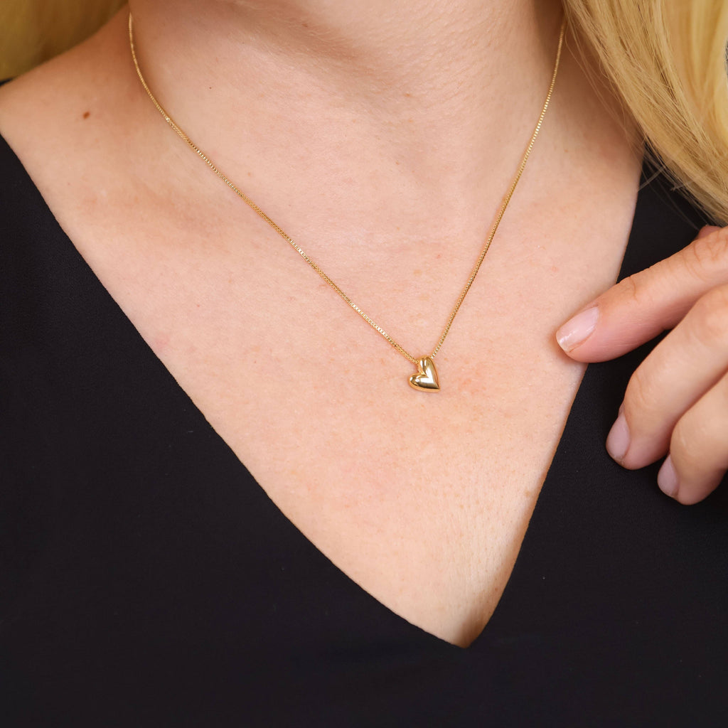 Uneven Heart Necklace