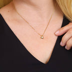 Uneven Heart Necklace
