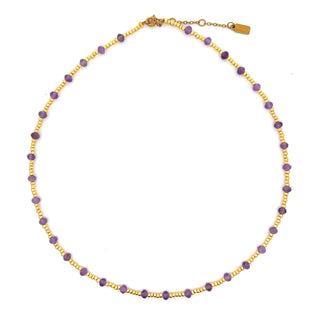 Beaded Gemstone Necklace