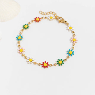 Colorful Floral Bracelet