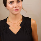 Gold Chain Layering Necklace