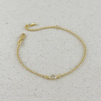 Solitaire Gold  Bracelet