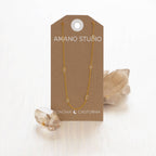Crystal Station Chain Necklace