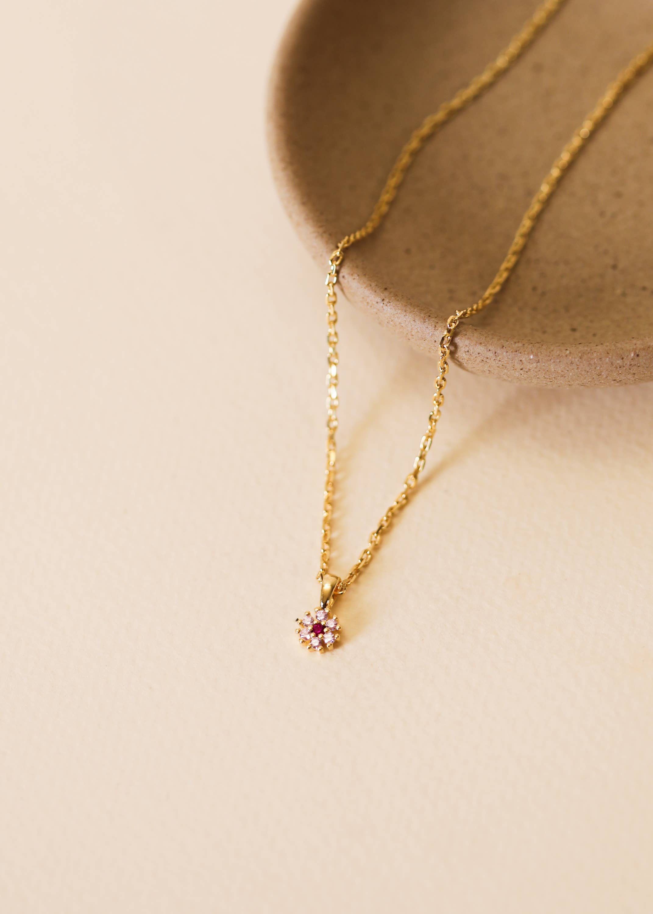 Gold Flower Necklace