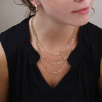 Gold Chain Layering Necklace