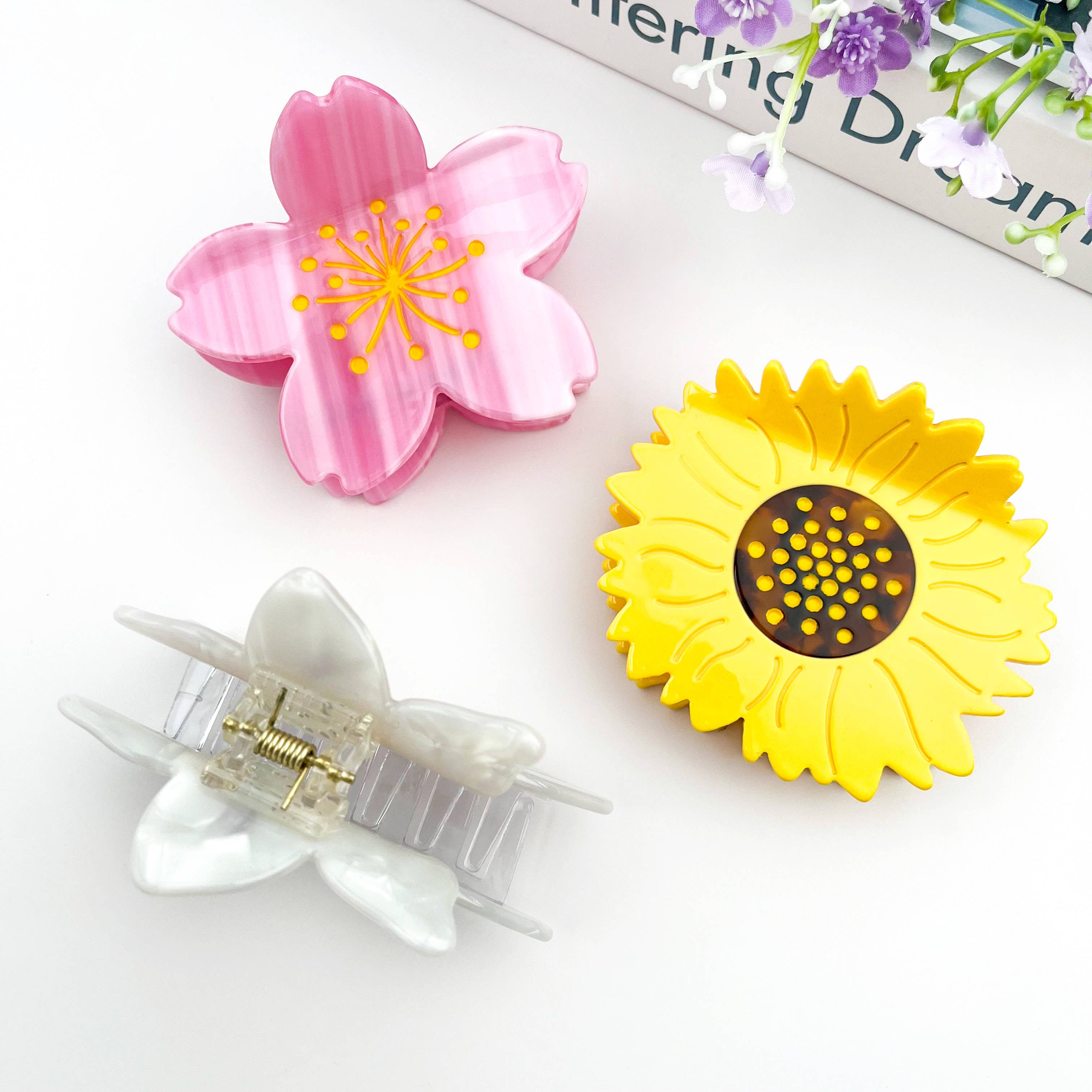 Sunflower Claw Clip