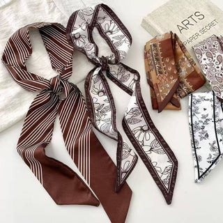 Patterned Silk Scarf