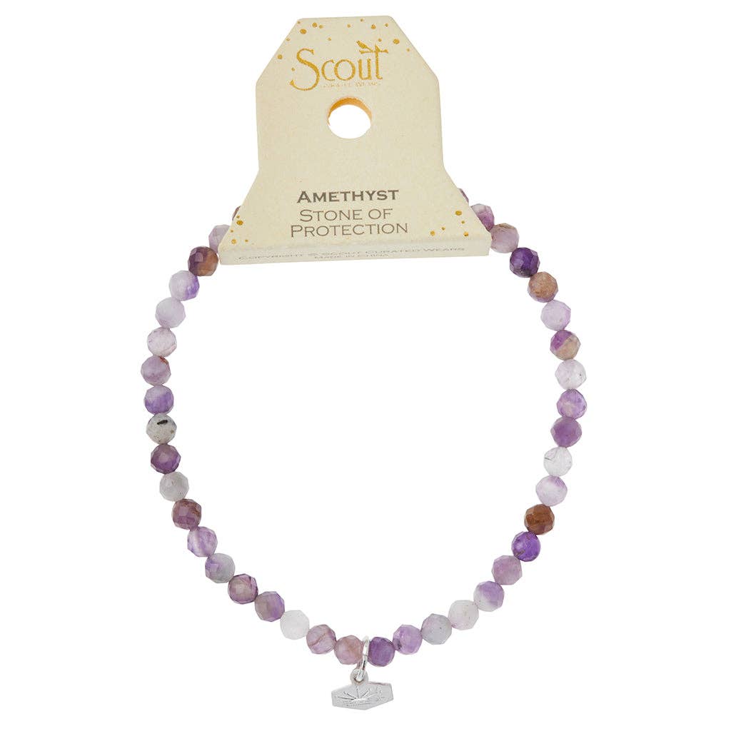 Amethyst Mini Stone Bracelet