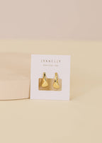 Ripple Gold Earrings