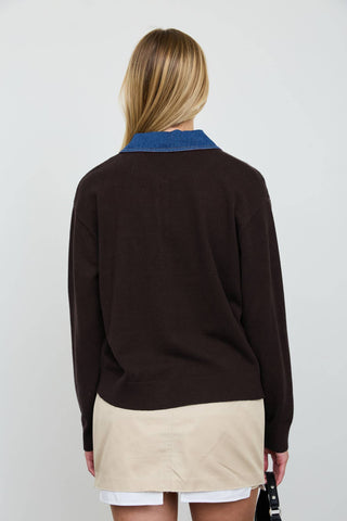 Sweater Denim Pullover