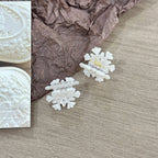 Frosty Snowflake Hair Clip