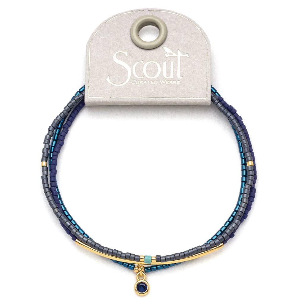 Navy Trio Bracelet