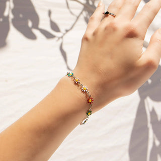 Colorful Floral Bracelet