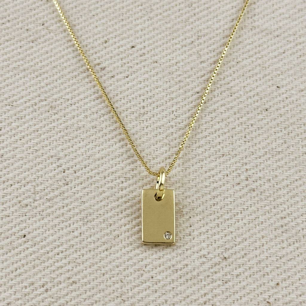 Gold Plate Necklace