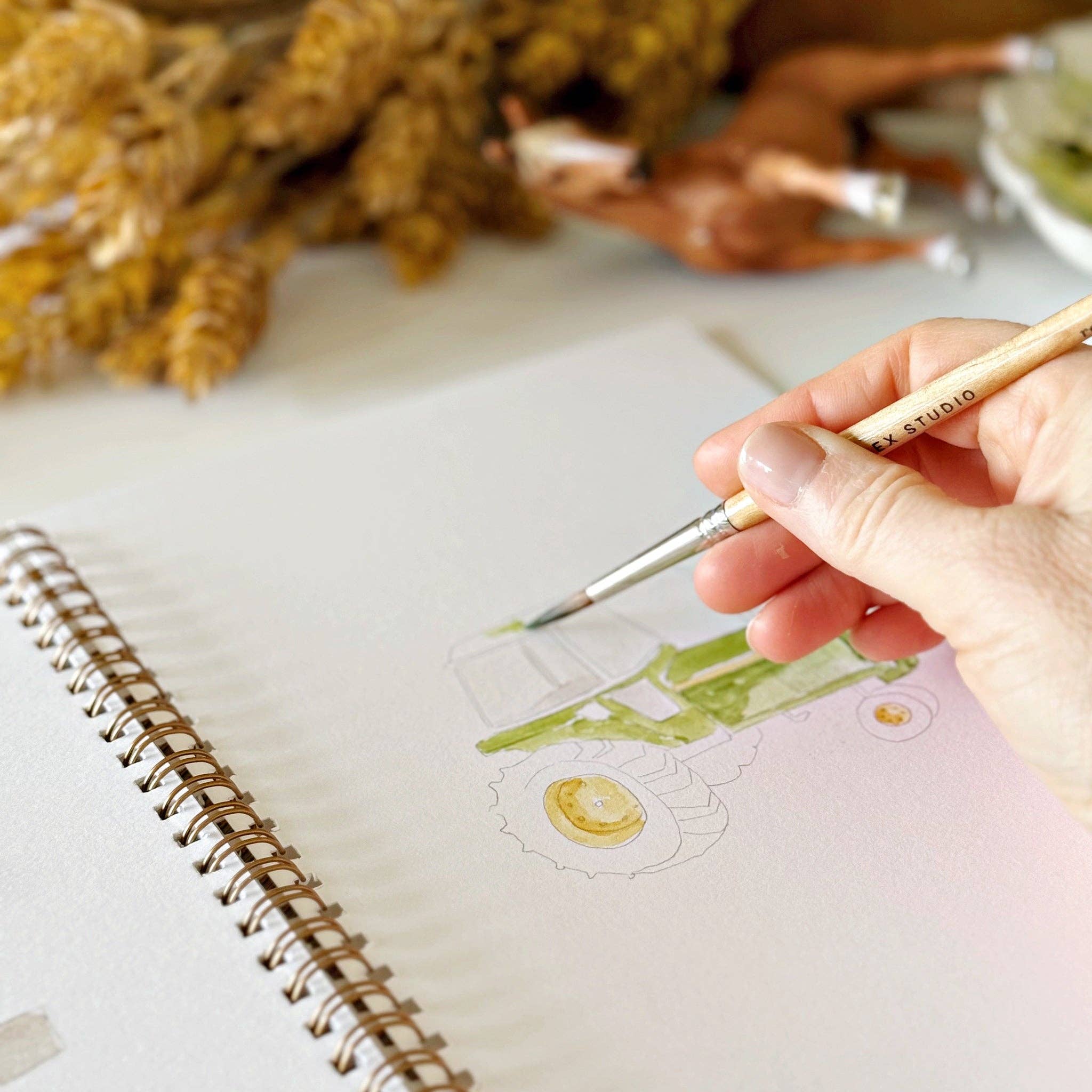 Farm Watercolor Book