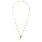 Toggle Clasp with Pearl Necklace